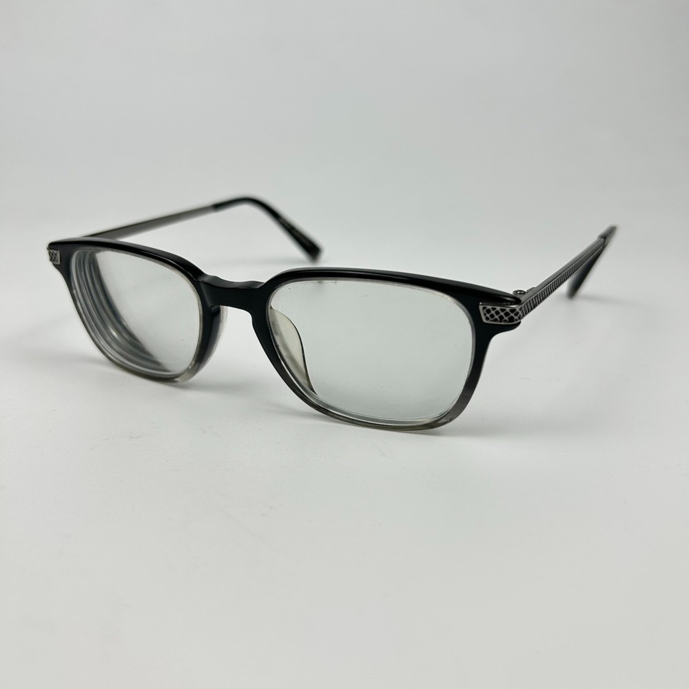John Varvatos V348 Unisex Adult Eyeglasses Frame Black Full Rim 49-18-140 mm